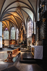 Im inneren der Lambertuskirche in D�sseldorf