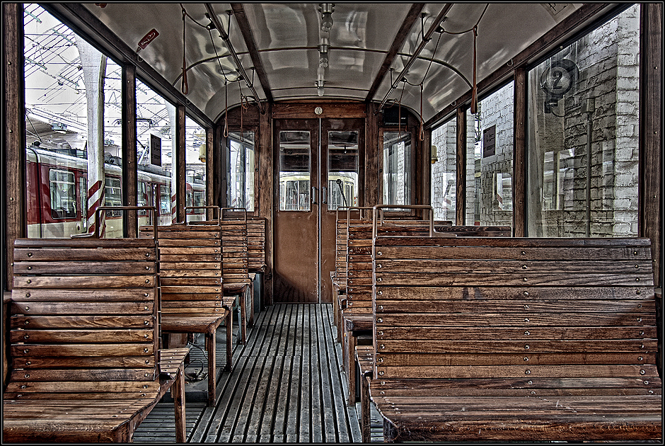 Oldtimer in Düsseldorf -Triebwagen 17 
